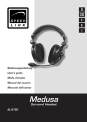 Speedlink Medusa 5.1 Surround Home Manual Del Usuario