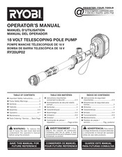 Ryobi RY20UP02 Manual Del Operador