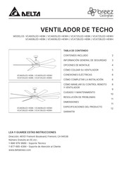 DELTA BREEZ VCA608LED-HEWH Manual De Instrucciones