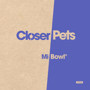 Closer pets Mi Bowl Manual De Instrucciones