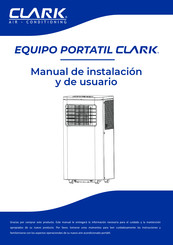 Clark EQUIPO PORTATIL Manual De Instalación Y De Usuario