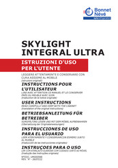 Bonnet Neve SKYLIGHT INTEGRAL ULTRA Instalación E Instrucciones De Uso Para El Usuario