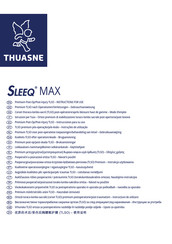 Thuasne SLEEQ MAX Instrucciones De Uso