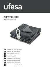 UFESA SOFTY FLEECE Manual De Instrucciones