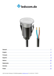 ledscom LC-EL-086-WW Instrucciones De Montaje