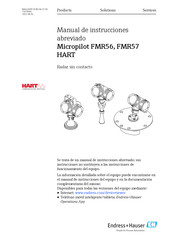 Endress+Hauser Micropilot FMR57 PROFIBUS PA Manual De Instrucciones Abreviado