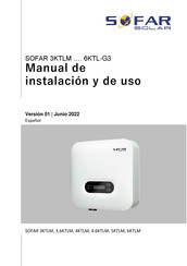 Sofar Solar SOFAR 4.6KTLM Manual De Instalación Y De Uso