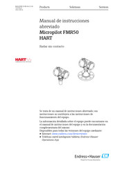 Endress+Hauser Micropilot FMR50 Manual De Instrucciones Abreviado