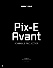 PROZIS Pix-E Avant Manual Del Usuario