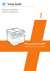 HP LaserJet Pro MFP 4101fdne Serie Guía De Configuración