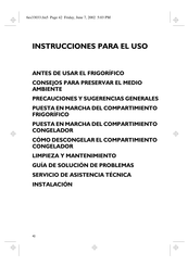 Whirlpool ARC 5290 Instrucciones Para El Uso