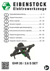 EIBENSTOCK EHR 20 S SET Instrucciones De Servicio