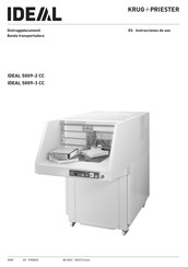 KRUG+PRIESTER IDEAL 5009-3 CC Instrucciones De Uso