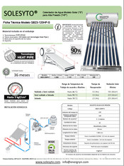 SOLESYTO GB23-120HP-S Ficha Técnica