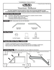 LUND AVS Ventvisor Instrucciones De Instalación
