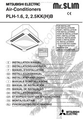 Mitsubishi Electric Mr. SLIM PLH-1.6KKB Instrucciones De Instalación