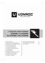 VONROC S2 HT503DC Traducción Del Manual Original