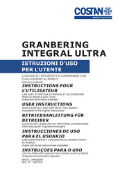 Costan GRANBERING INTEGRAL ULTRA Instalación E Instrucciones De Uso Para El Usuario