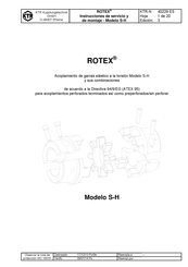 KTR ROTEX S-H Manual Del Usuario