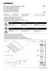 Siemens 8PQ4 Instrucciones De Montaje