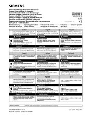 Siemens SENTRON VL 3VL9400-4W.40 Instructivo