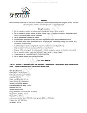 Spectech T211 Guia De Inicio Rapido