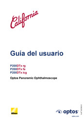 Optos California P200DTx rg Guia Del Usuario