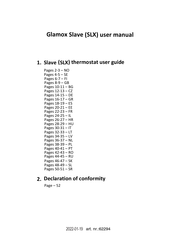 Glamox heating SLX Slave H40 Manual Del Usuario