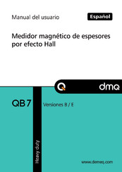 demeq QB7 Manual Del Usuario