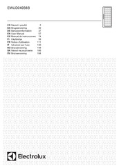 Electrolux EWUD040B8B Manual De Instrucciones