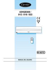 Carrier 42HQE012 Manual Del Usuario