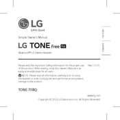 LG TONE-TF8Q Manual Del Propietário