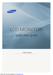 Samsung SyncMaster T240HD Guia De Inicio Rapido