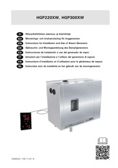 Harvia HGP300XW Instrucciones De Instalacion Y Uso