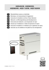 Harvia HGD90XW Instrucciones De Instalacion Y Uso