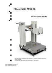 Plockmatic MPS XL Instrucciones De Uso