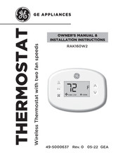 GE RAK160W2 Manual Del Propietario & Instrucciones De Instalación