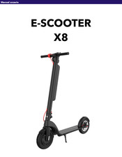 Escooter X8 Manual Usuario