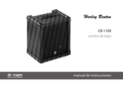 thomann Harley Benton CB-110X Manual De Instrucciones