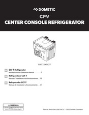 Dometic CPV GMT1XXCCFT Manual De Instalación Y Funcionamiento