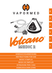 Vapormed Volcano MEDIC 2 Modo De Empleo