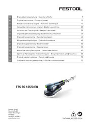 Festool ETS EC 125/3 EQ Manual De Instrucciones