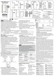 RISCO Group RWX73F Guía De Instalación Rápida