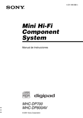 Sony MHC-DP700 Manual De Instrucciones