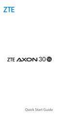 ZTE AXON 30 Guia De Inicio Rapido