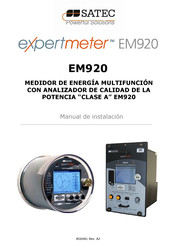 Satec expertmeter EM920 Manual De Instalación