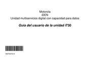Motorola iDEN i730 Guia Del Usuario