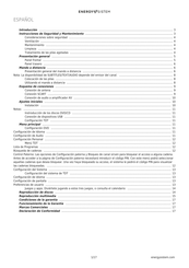ENERGY SISTEM ENERGY Combo d5 AV Manual De Usuario