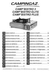 Campingaz CAMP'BISTRO 3 Instrucciones De Empleo