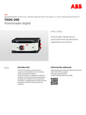 ABB TZIDC-200 Instrucciónes De Puesta En Marcha